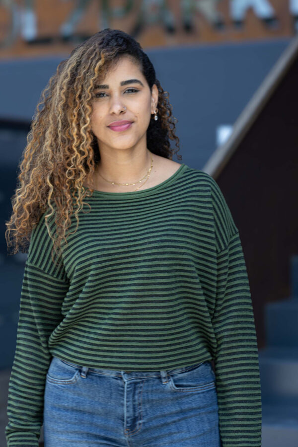 Sinje Boatneck Lurex Stripe Merino Cashfeel