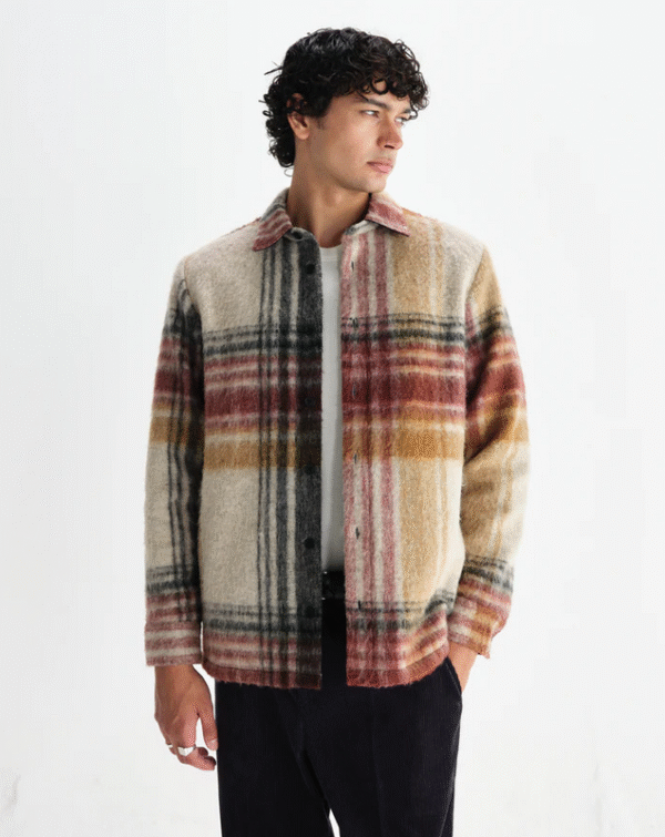 Nolan Overshirt Wool Blend Check
