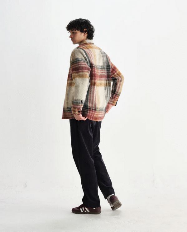 Nolan Overshirt Wool Blend Check – Bild 2